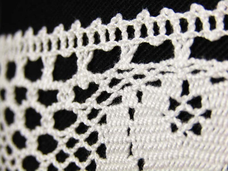 Koronka 7,5cm bawełniana biała