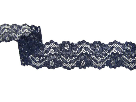 Wstawka 3,5cm elastyczna granat