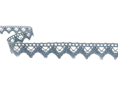 Koronka 1,8cm bawełniana niebieski indygo