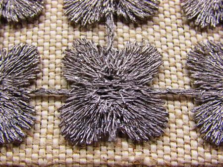 Tkanina 140cm gipiurowa PURE CHIC popiel