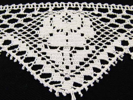 Koronka 7,5cm bawełniana biała