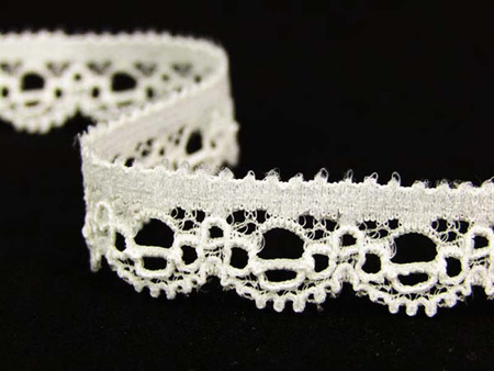 Koronka 1,3cm elastyczna ivory