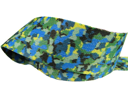 Taśma 40mm nośna MORO zielono-niebiesko-żółta