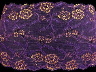 Wstawka 17cm elastyczna fiolet