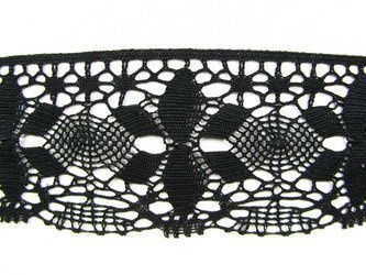Koronka 8,5cm bawełniana czarna
