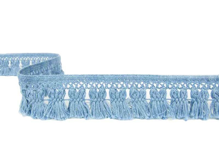 Taśma 4,5cm FRĘDZEL bawełna niebieska