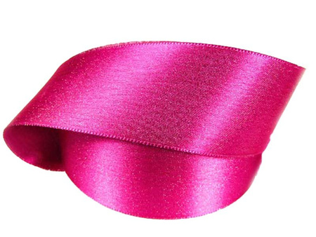 Wstążka 40mm atłas REXOR fuksja