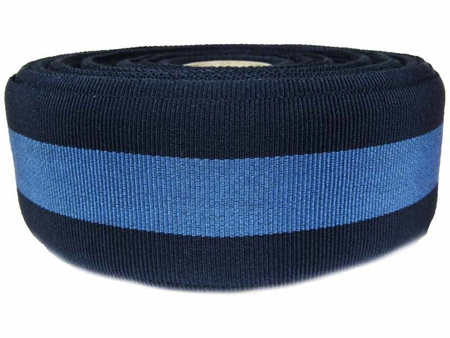 Taśma 45mm ryps bawełna lampas granat