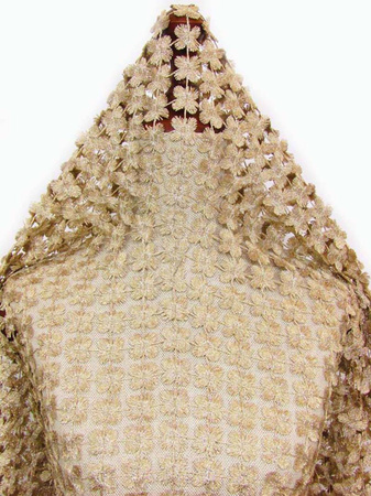 Koronka 140cm gipiurowa PURE CHIC złota