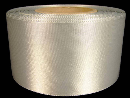 Wstążka 50mm atłas jasny popiel