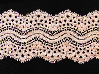 Wstawka 7cm elastyczna morela