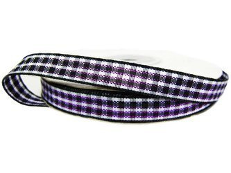 Wstążka 10mm pepito lurex śliwka