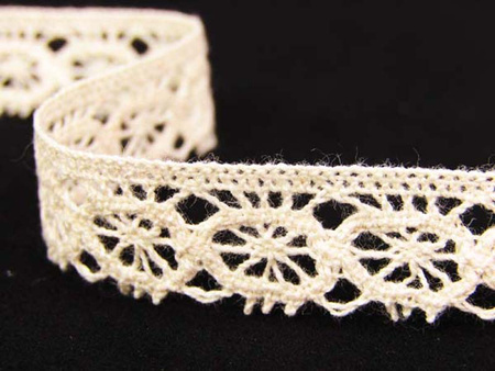 Koronka 1,2cm bawełniana naturalna