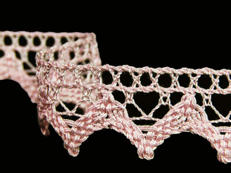 Koronka 1,8cm bawełniana jasny róż