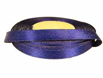 Wstążka 10mm atłas REXOR granat