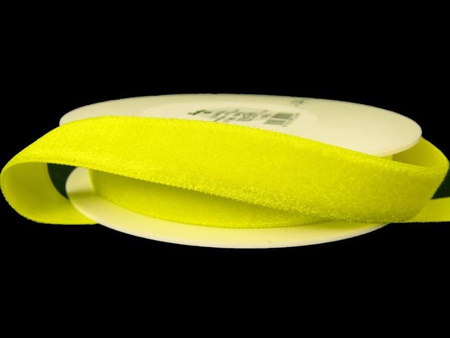 Aksamitka 16mm neon żółta