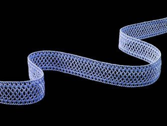 Wstawka 2cm bawełniana niebieska