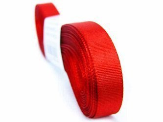 Wstążka 9mm tafta jasno-czerwona