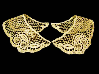 Kołnierzyk damski gipiura natural