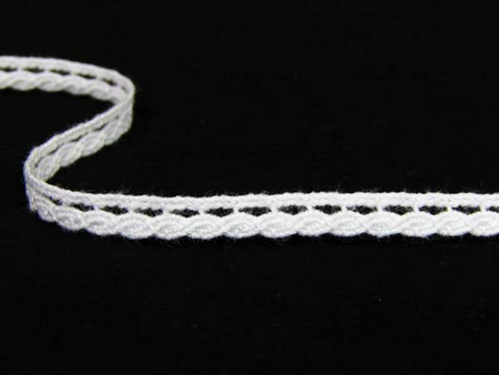 Koronka 0,6cm bawełniana biała