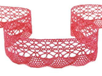 Koronka 3,2cm bawełniana amarant