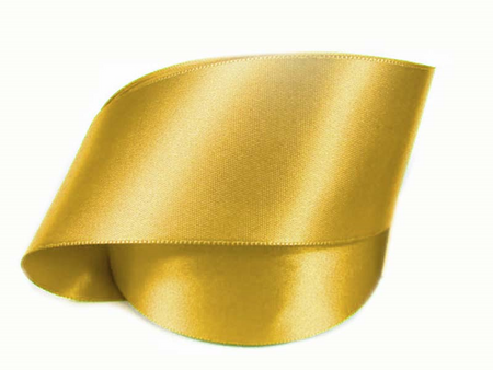 Wstążka 50mm atłas złota