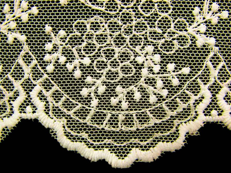 Koronka 9,5cm tiulowa ivory