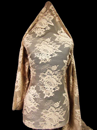 Koronka 155cm bawełniano-poliamidowa cielista