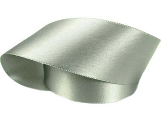 Wstążka 40mm atłas popiel