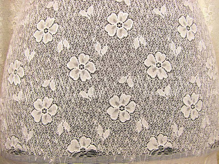 Koronka 150cm elastyczna ecru