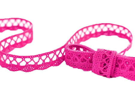 Koronka 1,8cm bawełniana amarant