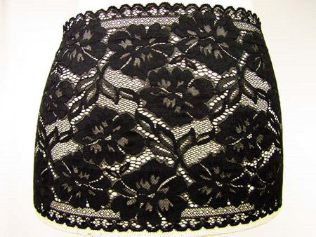 Wstawka 22cm stabilna czarna