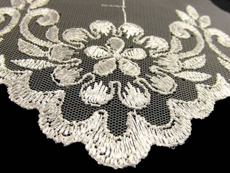 Koronka 8,5cm tiulowa ivory