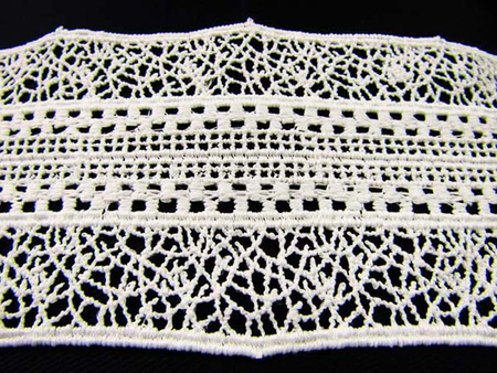 Wstawka 8cm gipiurowa poly ivory