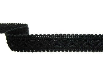 Taśma 2cm galonowa bawełna czarna