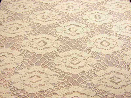 Koronka 120cm elastyczna ecru