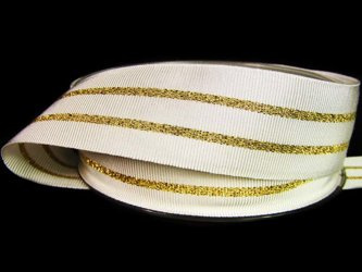 Taśma 30mm ryps lampas kość słoniowa