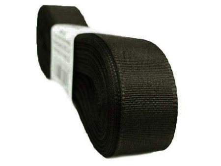 Wstążka 15mm tafta ciemny popiel