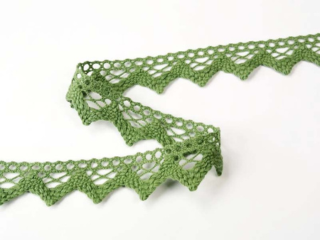 Koronka 3,3cm bawełniana szałwiowa