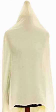 Koronka 140cm żorżeta haft ecru