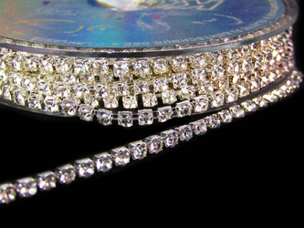 Taśma 3mm łańcuszek cyrkonia