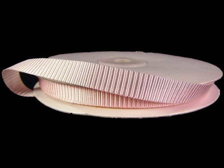 Taśma 9mm ryps poliestrowa róż