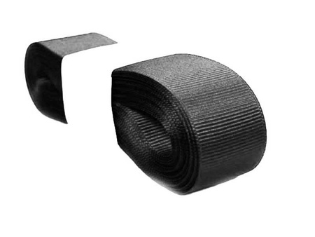 Taśma 25mm ryps poliester czarna