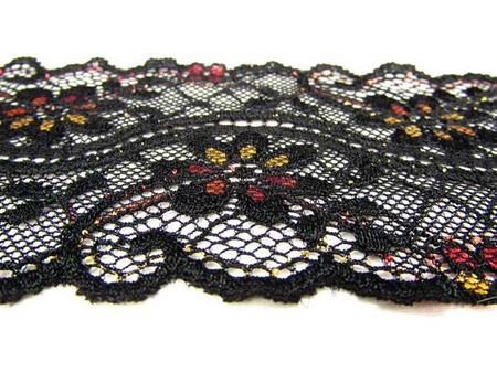 Wstawka 8cm elastyczna czarna