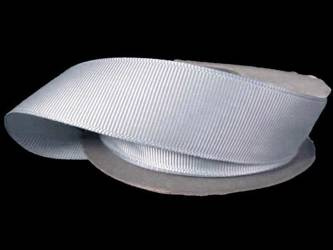 Taśma 25mm ryps poliesterowa popiel