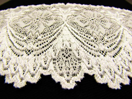 Koronka 7cm elastyczna ivory