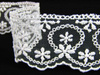 Koronka 4cm tiulowa biała