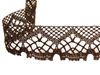 Koronka 4,5cm bawełniana brąz