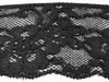 Koronka 7cm elastyczna czarna