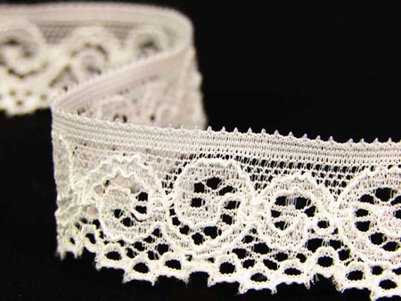 Koronka 2cm elastyczna ivory